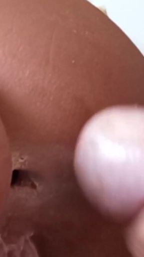 The patio of my house was the setting to fuck my doll   Clip 1