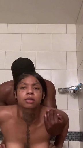 Beautiful Tattooed Big Booty Woman Fucked Doggy Style by Big Black Cock!