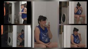 EMERGENCY COFFEE INDUCED DUMPING And BURPING PLUS NOSE BLOWING AND FEED W CHAT