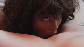 interracial t4t blowjob and fuck - trans girl vanniall tops ftm jaq quicksilver and explodes on their chest