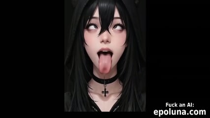sexy hentai babes show pleasure on ahegao face in ai comp