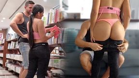 Local Library 18yo Colombian Teen & MILF Have Best Amateur Anal Sex