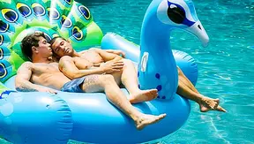 Wild Bareback Ride: Clark Davis Ricky Roman Heat Up the Outdoors – CockyBoys