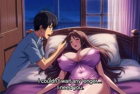 Step sister share bed with step brother in hotel