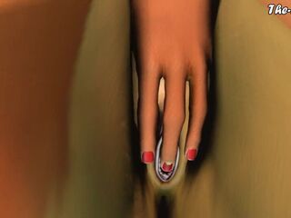SFM - Carmelita Fox's Footjob Tease