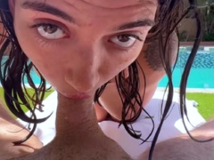 Amira Brie Rendezvous Sex In Poolside