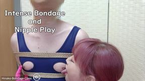 Intense Bondage and Nipple Play　緊縛乳首責め