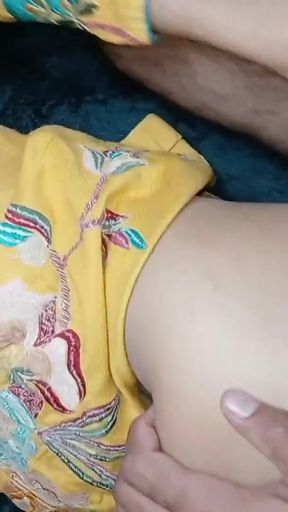 Thrilling moment from &quot;Mother in law ko bed per sote hove choda Desi Sasu ki tight chikni chut chut chudayi  hindi porn&quot;