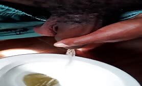 Pissing after i had a huge orgasm