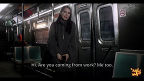 beautiful stranger sucked me in train - mollyredwolf