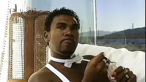 BLACKED TITLE: Black toy boy has some white sluts to please and to bang