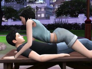 Vlogger Gets Fucked In The Park - sims 4 - 3D Manga