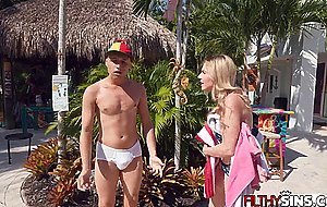 Stepmom face sitting stepson and sucking off his hard on