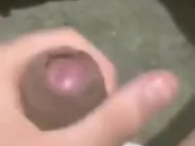 Masturbación masculina en primer plano