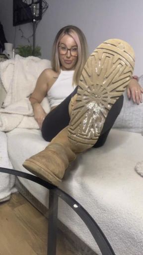 Dirty Worn Ugg Boots Worship with Georgimay