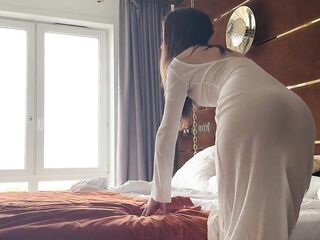 charming beauty - cleaning lady