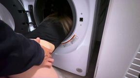 Step sis gets fucked while stuck in the washer
