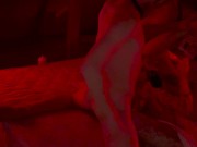 3 devils and a cocky guy arranged a gangbang in an abandoned