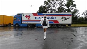 Sissy Monique - At a truck stop