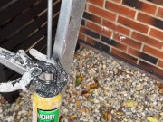 Risky outdoor construction site BBC Hole stretching creampie