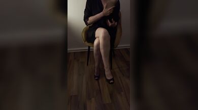 German Blonde Milf 80D Would Slap Hands Away From Her Naked Tits