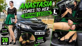 Anastasia Full Driving Lesson with Instructor Anastasia 44 Min
