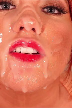 Redhead Gives Messy BJ