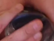 Maxi dildo nel culo