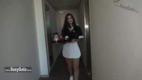 Susy Gala and Nick Moreno's hotel room service gets wild