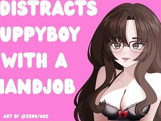 Girlfriend Distracts Puppyboy While This chab Reads (Audio Porn)