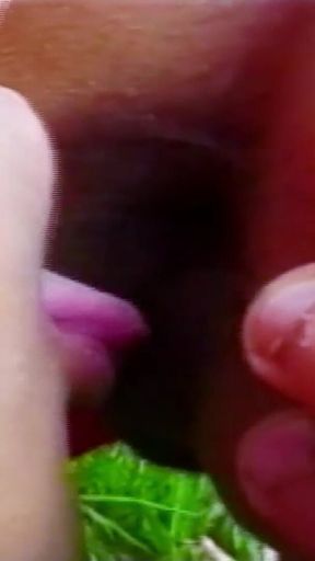 Blonde Skinny Ladyboy Needs a Thick Cock for Outdoor Anal Sex