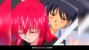 Tsundere Stepsister Hitomi Fucks With Big Tits Anime Waifu Action