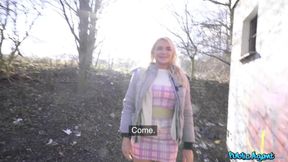 Public Porn - Curvy British Blonde with Blue Eyes Fucks my Friend