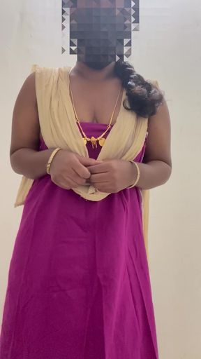 Sexy tamil teacher taking class