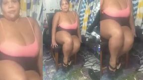 Slow Motion Leg Tease Thick Thighs High Heels Platform Flip Flops Boricua Mami