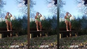 Lucky Gurl Nicole Santana - Hardcore Sex Outside At The Park