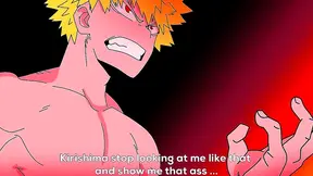 Kirishima Dominates Bakugo in Steamy My Hero Academia YAOI Encounter