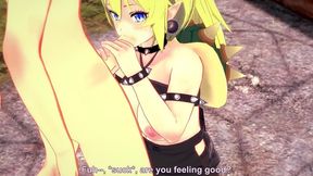 koopa-hime - bowsette getting fucked pov - part 1 (titi job and blow job) (part 2 on premium)