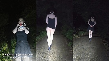 Just a midnight walk along the canal with my Owner
