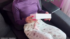 I Gifted My 18 Yo GF Her First Ever Vibrator, Hard Fuck &amp; Multiple Shaking Orgasms