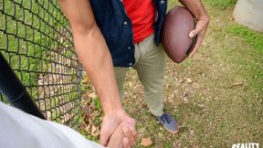 Str8 Stud Mikey Takes It from His New White Lover - BBC Bottoming Session