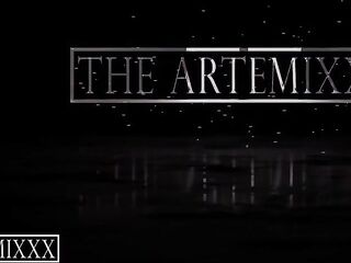 ARTEMIXXX Masked Mylfy goes ebony