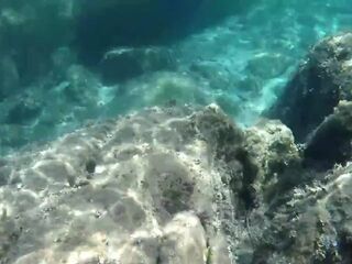 Underwater moments with hot views of my big natural tits and hot pussy