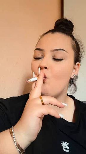2 cigarettes and coffee as breakfast