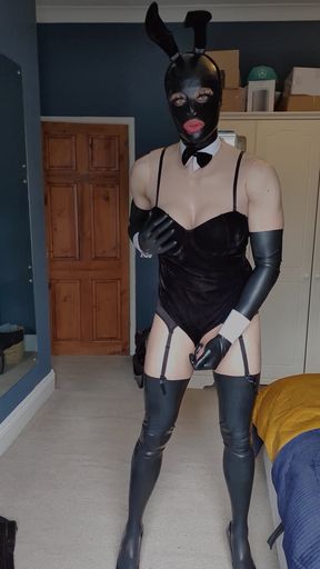 Easter Bunny - Latex Gloves Stockings