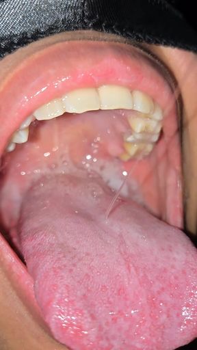 Feeding my pregnant slave piss and cum and spit (Part II)