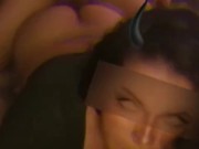 Diablita da las nalgas a su amigo vergon hasta sacarle leche
