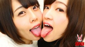 Passionate Tongue Play: Nanami’s Juicy Kisses Meet an Extra Large Tongue