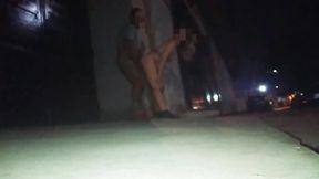 Couple Fucking in Public Risky Voyeurs Flashing Without Panties