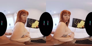 VRHUSH Busty redhead Lauren Phillips lets you creampie her ass